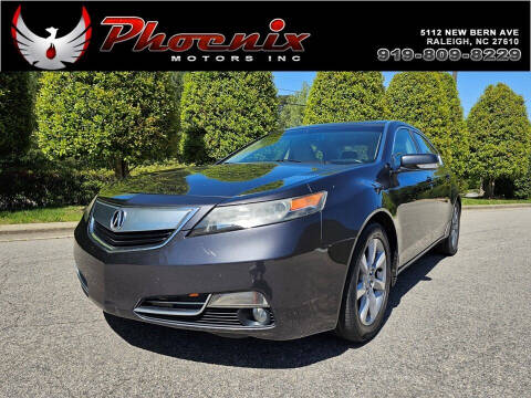 2012 Acura TL for sale at Phoenix Motors Inc in Raleigh NC