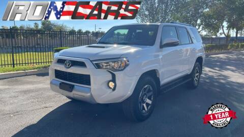 2017 Toyota 4Runner for sale at IRON CARS in Hollywood FL