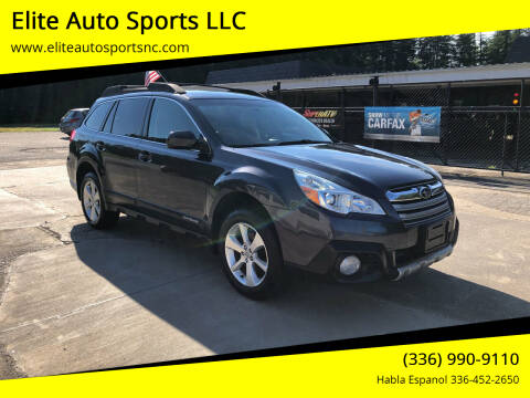 2013 Subaru Outback for sale at Elite Auto Sports LLC in Wilkesboro NC