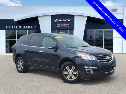 2015 Chevrolet Traverse for sale at Betten Baker Preowned Center in Twin Lake MI