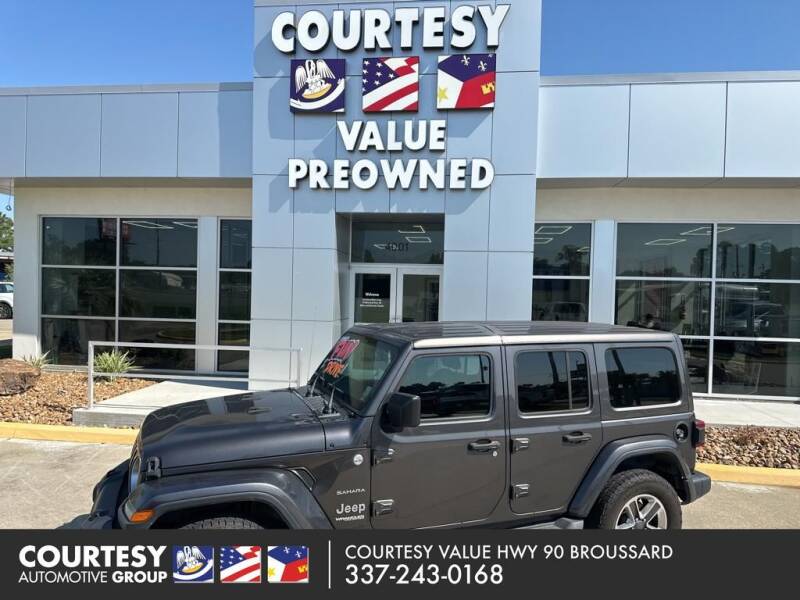 2018 Jeep Wrangler Unlimited for sale at Courtesy Value Highway 90 in Broussard LA