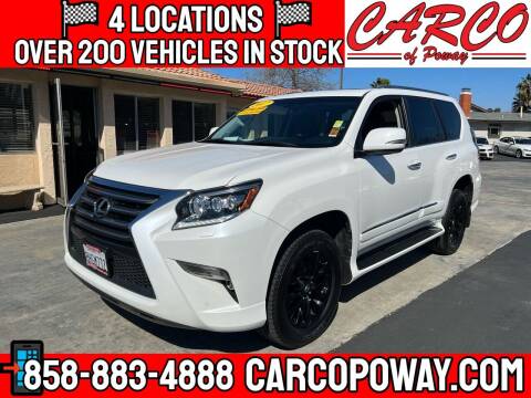 2017 Lexus GX 460 for sale at CARCO OF POWAY in Poway CA