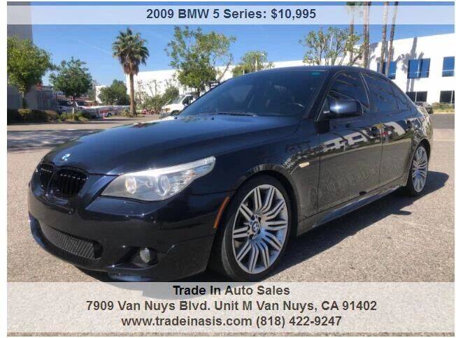 2009 BMW 5 Series for sale at Trade In Auto Sales in Van Nuys CA