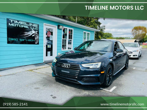 2018 Audi A4 for sale at Timeline Motors LLC in Clayton NC
