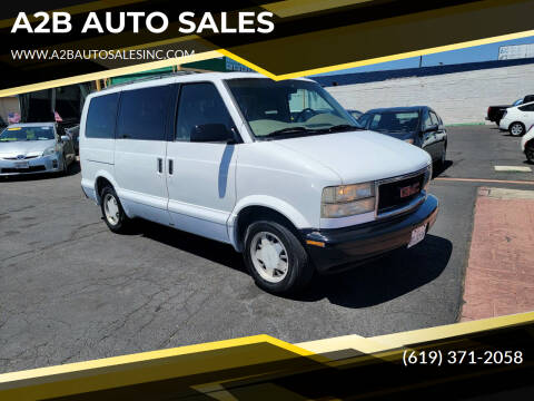 1997 GMC Safari for sale at A2B AUTO SALES in Chula Vista CA