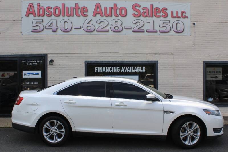 2013 Ford Taurus for sale at Absolute Auto Sales in Fredericksburg VA