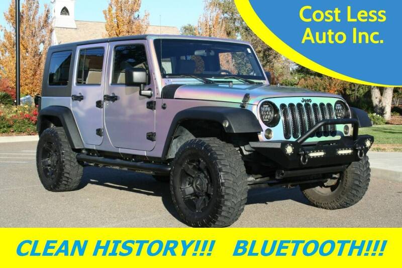 2010 Jeep Wrangler Unlimited for sale at Cost Less Auto Inc. in Rocklin CA