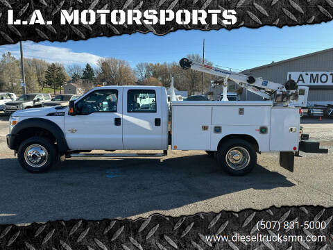 2016 Ford F-450 for sale at L.A. MOTORSPORTS in Windom MN