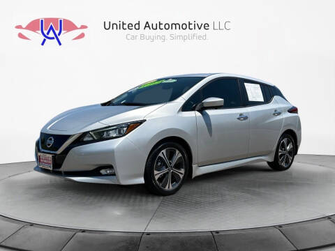 2021 Nissan LEAF for sale at UNITED Automotive in Denver CO