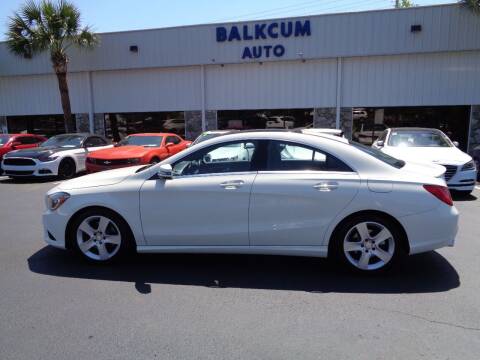 2015 Mercedes-Benz CLA for sale at BALKCUM AUTO INC in Wilmington NC