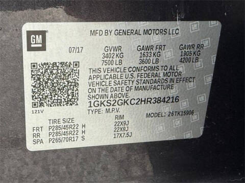 2017 GMC Yukon XL SLT