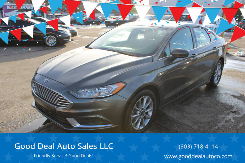 2017 Ford Fusion for sale at Good Deal Auto Sales LLC in Lakewood CO