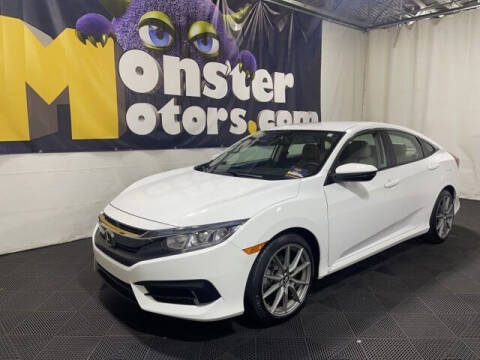2018 Honda Civic for sale at Monster Motors in Michigan Center MI