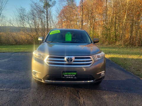2012 Toyota Highlander for sale at L & R Motors in Greene ME