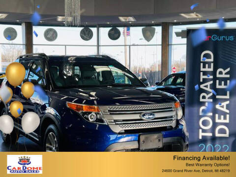 2015 Ford Explorer for sale at CarDome in Detroit MI