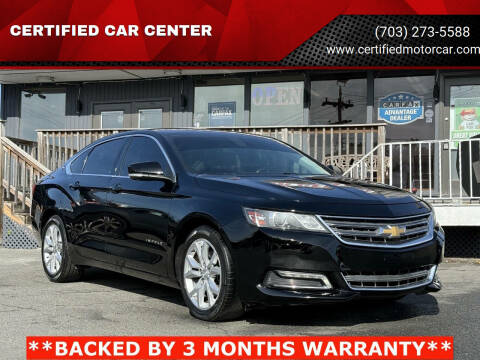 2018 Chevrolet Impala for sale at CERTIFIED CAR CENTER in Fairfax VA