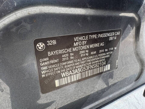 2015 BMW 3 Series 328i