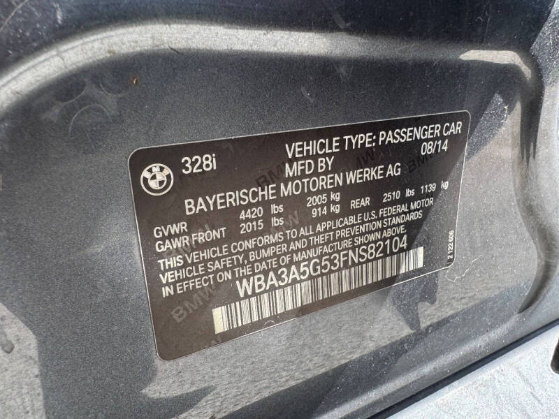 2015 BMW 3 Series 328i