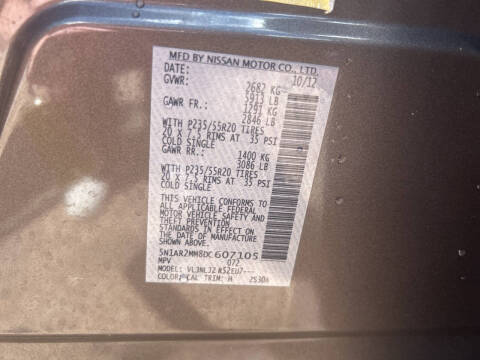 2013 Nissan Pathfinder Platinum
