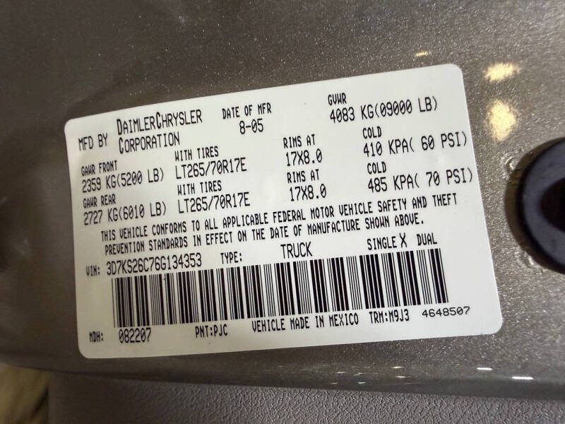2006 Dodge Ram 2500 SLT