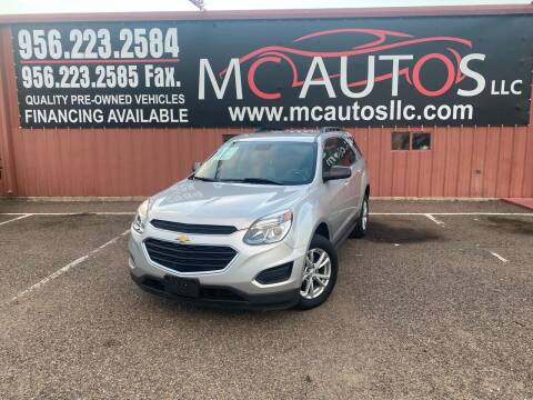 2017 Chevrolet Equinox for sale at MC Autos LLC in Pharr TX