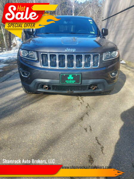 2014 Jeep Grand Cherokee for sale at Shamrock Auto Brokers, LLC in Belmont NH