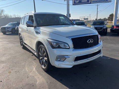 2017 Infiniti QX80 for sale at Summit Palace Auto in Waterford MI