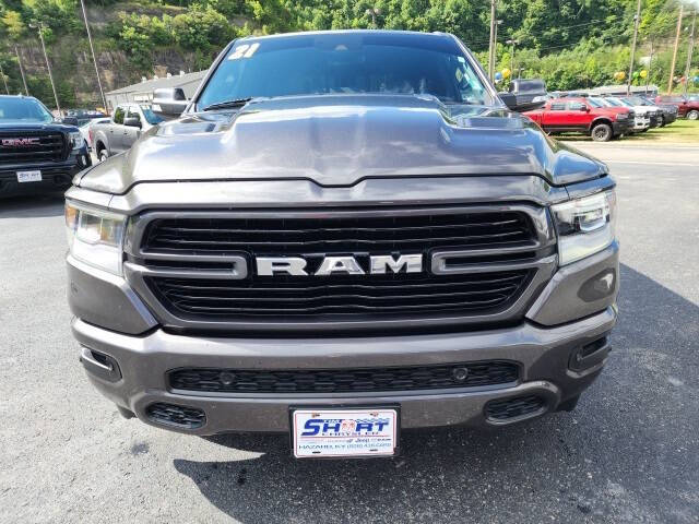 Used 2021 RAM Ram 1500 Pickup Laramie with VIN 1C6RRERT7MN541831 for sale in Hazard, KY