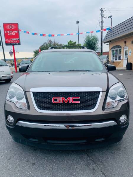 2010 GMC Acadia for sale at Sterling Auto Sales and Service in Whitehall PA
