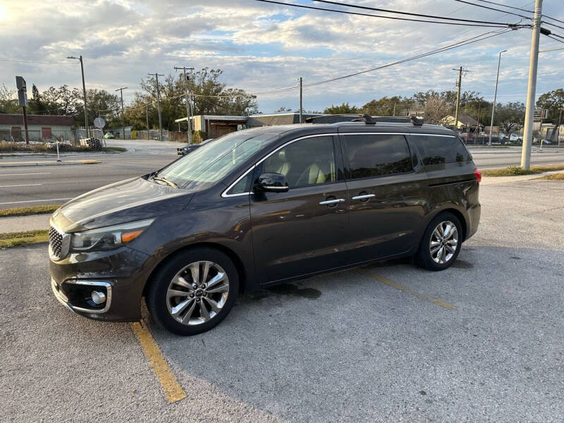 2015 Kia Sedona for sale at A&J AUTO SALES & REPAIR in Tampa FL