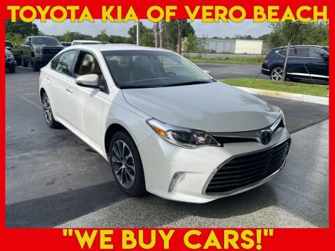 2018 Toyota Avalon for sale at PHIL SMITH AUTOMOTIVE GROUP - Toyota Kia of Vero Beach in Vero Beach FL