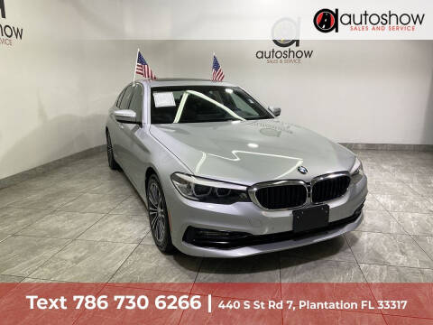 2018 BMW 5 Series for sale at AUTOSHOW SALES & SERVICE in Plantation FL