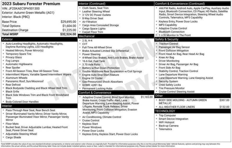 2023 Subaru Forester Premium