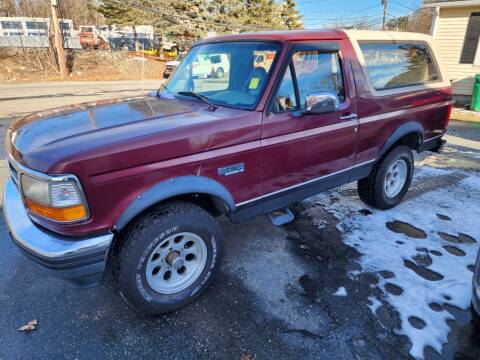 1996 Ford Bronco for sale at MX Motors LLC in Ashland MA