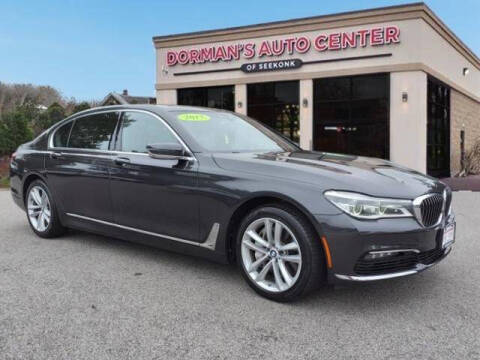 2017 BMW 7 Series for sale at DORMANS AUTO CENTER OF SEEKONK in Seekonk MA