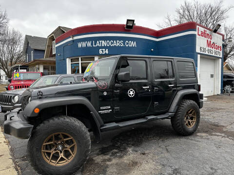 2012 Jeep Wrangler Unlimited for sale at Latino Motors in Aurora IL