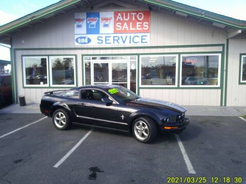 2006 Ford Mustang for sale at 777 Auto Sales and Service in Tacoma WA