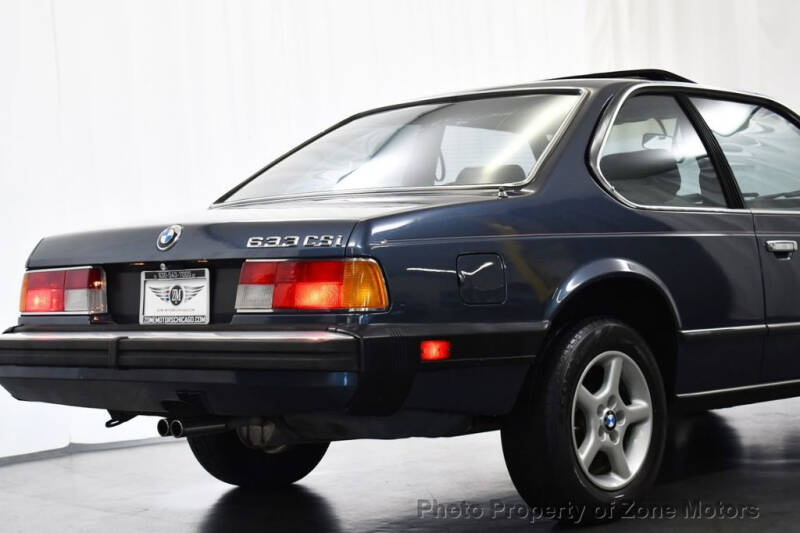 1984 BMW 6 Series 633CSi