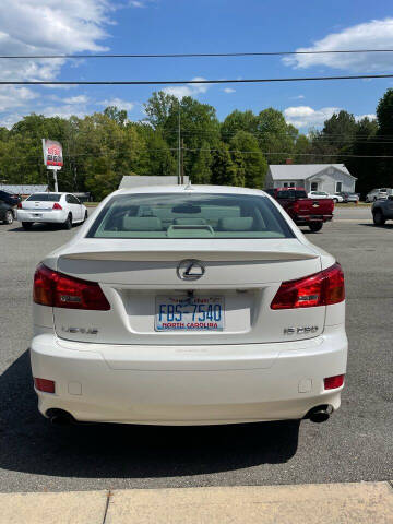 2008 Lexus IS 250 for sale at Stikeleather Auto Sales in Taylorsville NC
