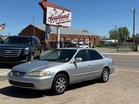2002 Honda Accord for sale at Southwest Car Sales in Oklahoma City OK