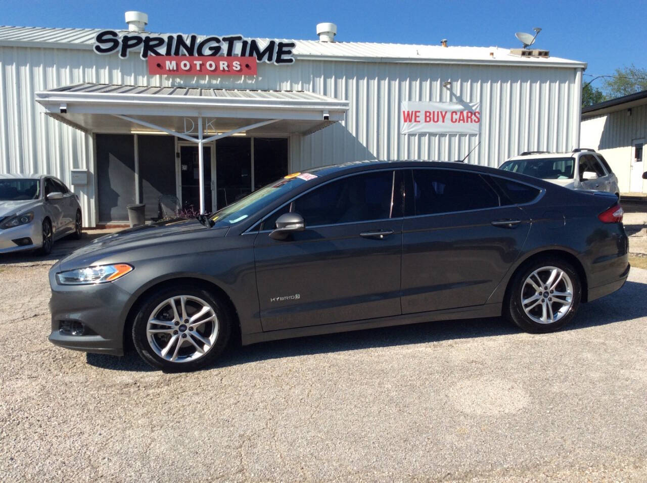 2015 Ford Fusion Hybrid for sale at SPRINGTIME MOTORS in Huntsville, TX