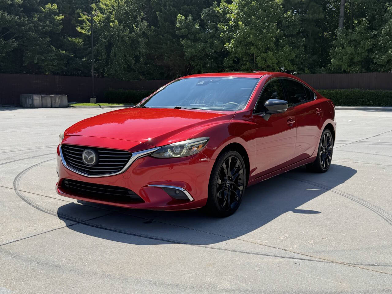 Red 2017 Mazda MAZDA6 Sedan Front-Wheel Drive 6-Speed Automatic