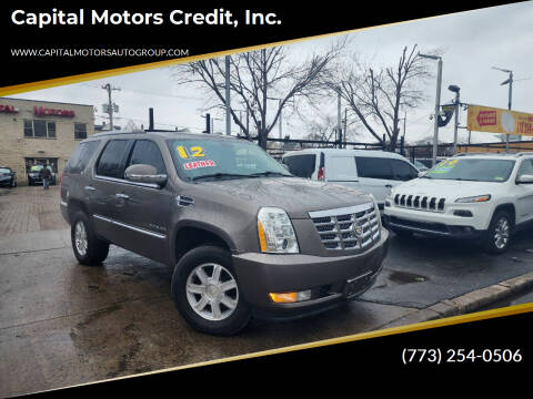 2012 Cadillac Escalade for sale at Capital Motors Credit, Inc. in Chicago IL