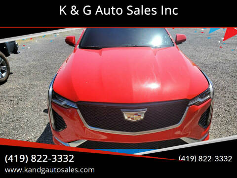 2021 Cadillac CT4 for sale at K & G Auto Sales Inc in Delta OH