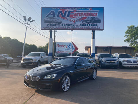 2013 BMW 6 Series for sale at ANF AUTO FINANCE in Houston TX