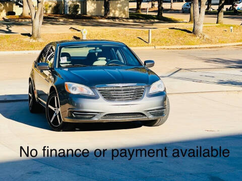 2012 Chrysler 200 for sale at Texas Drive Auto in Dallas TX