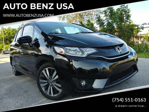 2016 Honda Fit for sale at AUTO BENZ USA in Fort Lauderdale FL