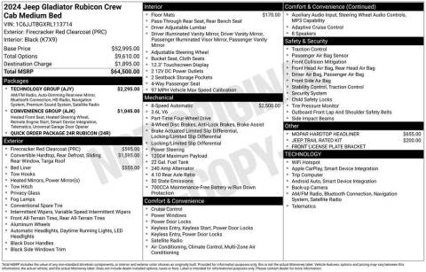 2024 Jeep Gladiator Rubicon