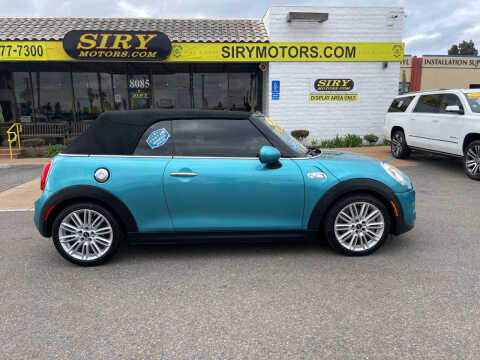 2017 MINI Convertible Cooper S