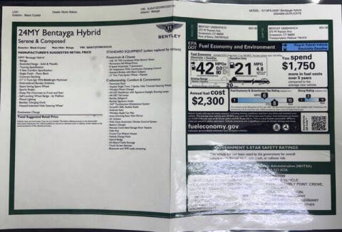 2024 Bentley Bentayga Hybrid